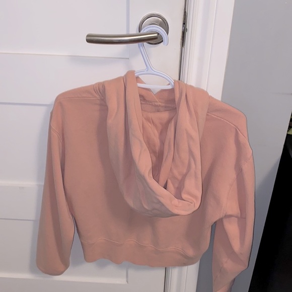 Pink Wilfred Free Cropped Sweatshirt - Picture 2 of 2